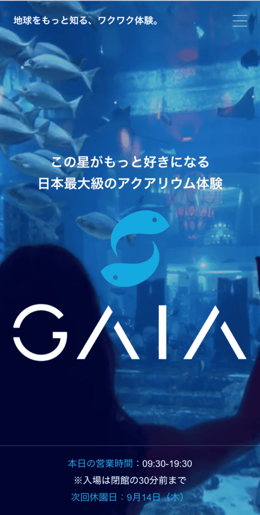 wordpressテーマ「GAIA」のデモサイト